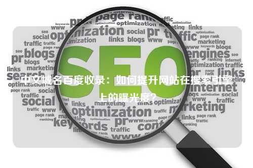 中文域名百度收录：如何提升网站在搜索引擎上的曝光度？
