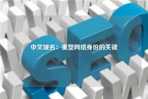 中文域名：重塑网络身份的关键